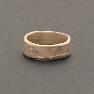 Silver Cast Ring, 0.24 inch, 6 mm image 2