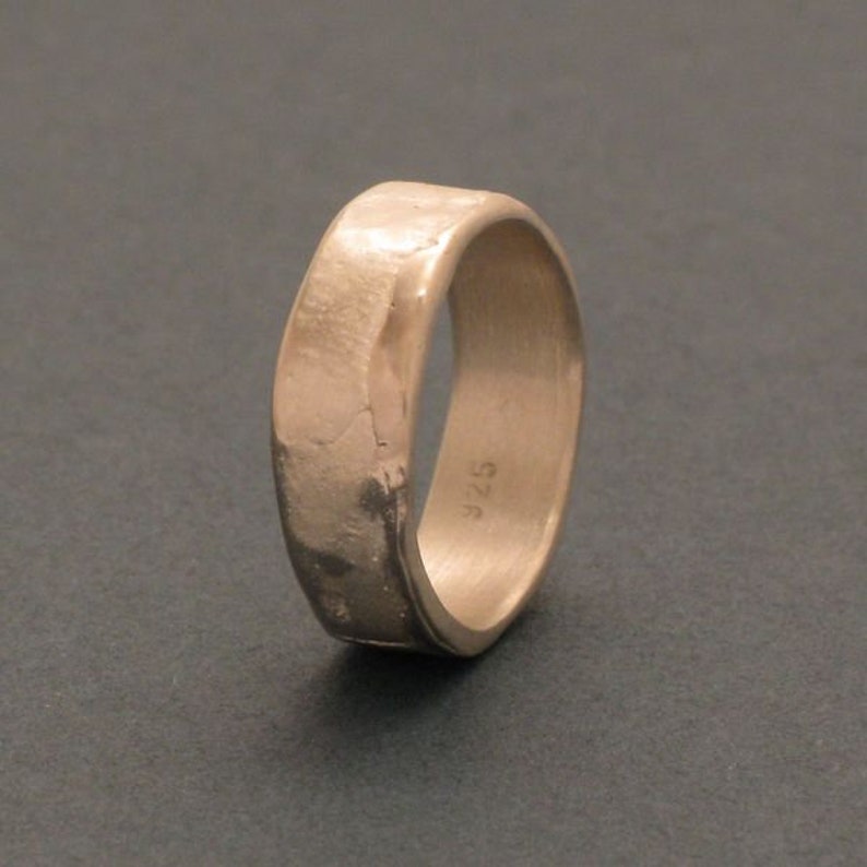 Silver Cast Ring, 0.24 inch, 6 mm image 1