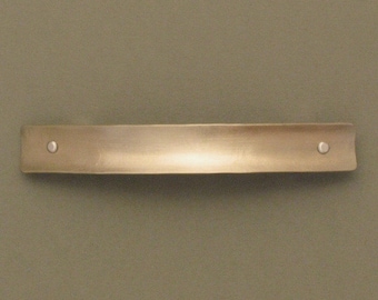 Hair clip nickel silver concave