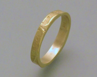 Gussring 3,5 mm in Gelbgold
