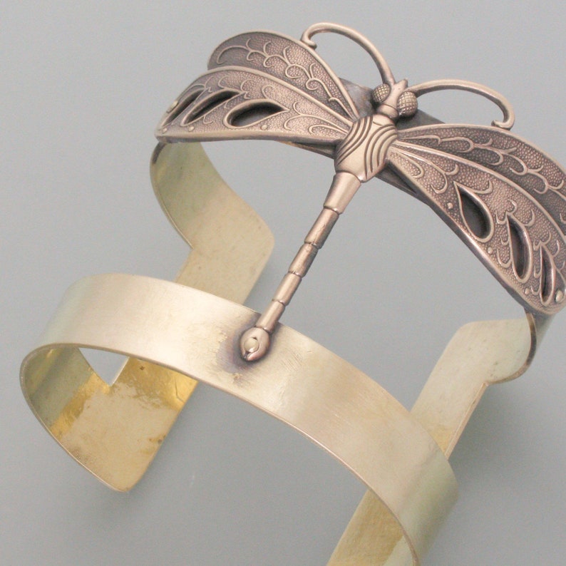 Dragonfly Brass Bangle afbeelding 3