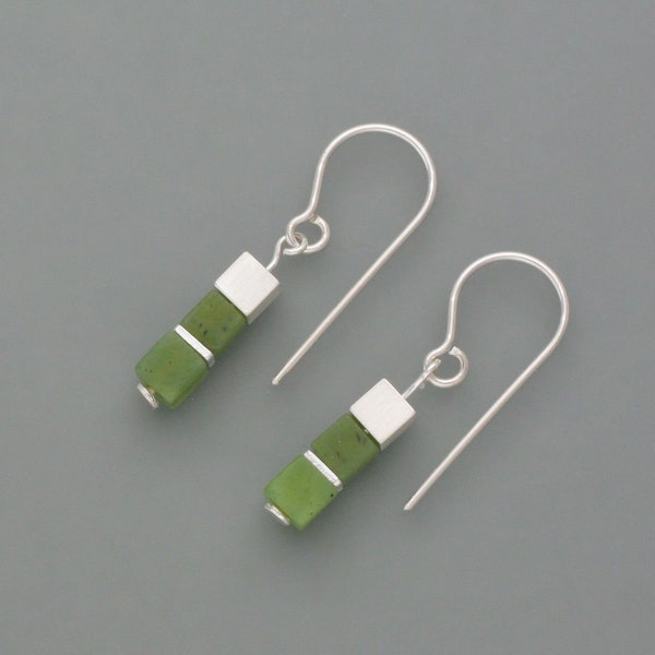 Pendientes cubo Jade