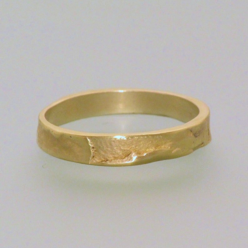 Gussring 3,5 mm in Gelbgold Bild 2