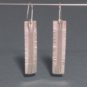 Fabric Hanging Earrings image 2