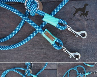 Dog leash Tauleine BLUE Turquoise