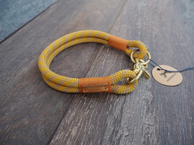 Halsband Mustard Orange Tauhalsung Weserland Bild 3