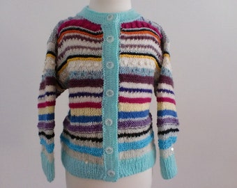 Girl's jacket-patchwork 122/128, No. 4