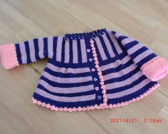 Girls rainbow jacket size 92/98