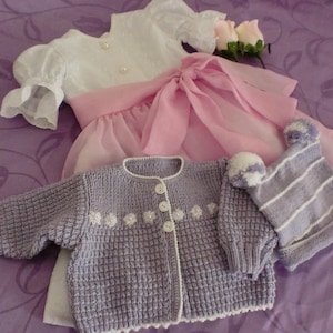 Christened Children&#39;s Dirndl M. Jacket & Cap Gr. 68/74 No. 114