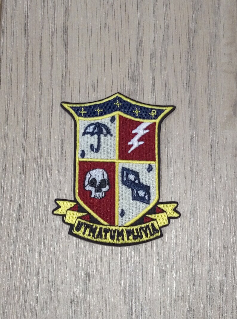 Umbrella Academy Patch Iron On Sew On Embroidered School Crest Badge Uniform Costume Jackets Jeans Blazers DIY TV Series