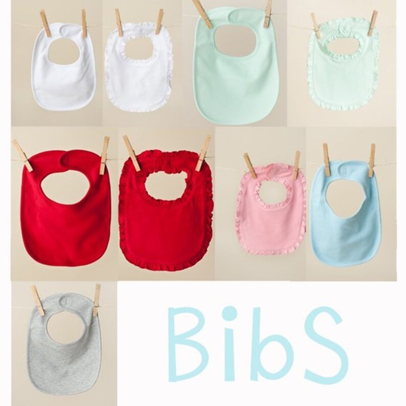 Monogrammed Set of Bib and Burb Cloth Personalized Bib and Burb Cloth Layette Set