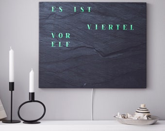 WordClock kit in many variations - Build-Yours DIY word clock - LED wall clock kit for hobbyists and DIY enthusiasts