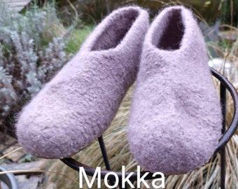 Filzschuhe  "Mokka" gr. 37/38 sofort Lieferbar