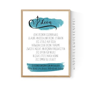 Geschenk zur Konfirmation Konfirmationsgeschenk Kommunion Jugendweihe Firmung Kommunionsgeschenk Junge Mädchen
