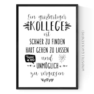 Abschiedsgeschenk Kollege Arbeitskollege Verabschiedung Ruhestand Rente Geschenk Poster Bild
