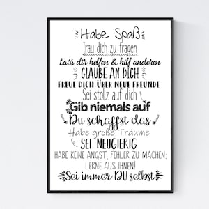Geschenk für Sohn Tochter zum Übertritt auf weiterführende Schule Gymnasium Realschule Mittelschule