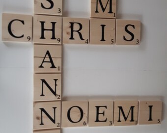 Wandtattoos Wandbilder Scrabble Buchstaben Gross 12 X12 Cm Als Wanddeko A Z Weiss Gold Mobel Wohnen Jung Israel Org