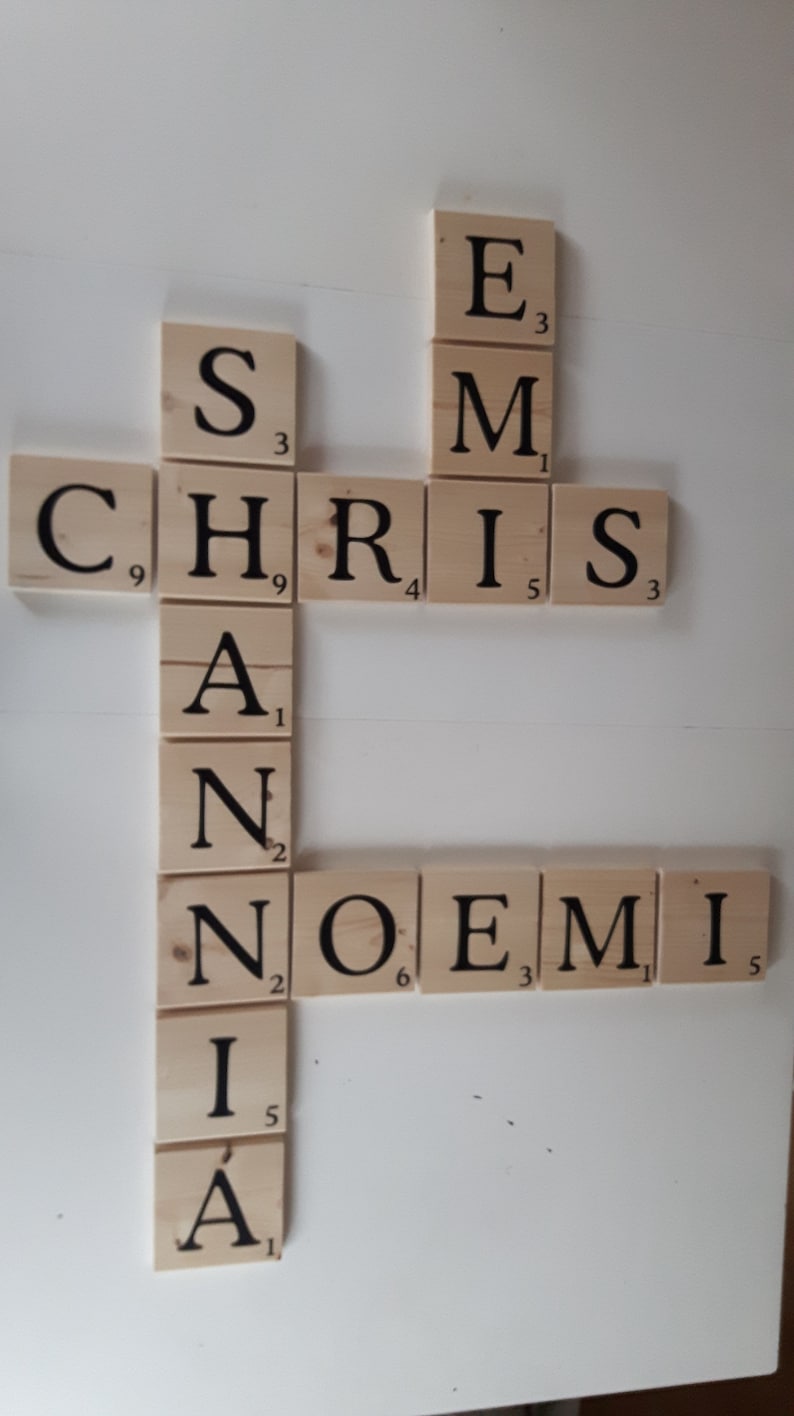 Scrabble Wanddeko Scrabble Wanddeko