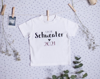 Großer Bruder kleine Schwester T-Shirt/Geschwister Shirt