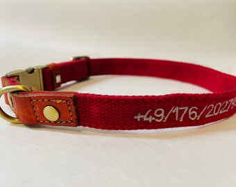 Personalized dog collar