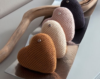 The knitted heart | Earth Colors