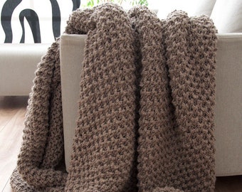 Strickdecke | Blanket „Cinnamon sugar flakes”