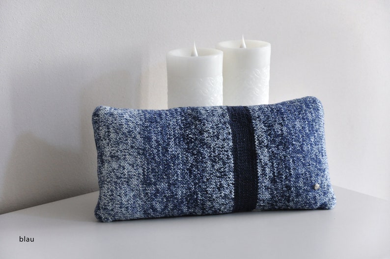 Kissen Pillows Hold me tender blau