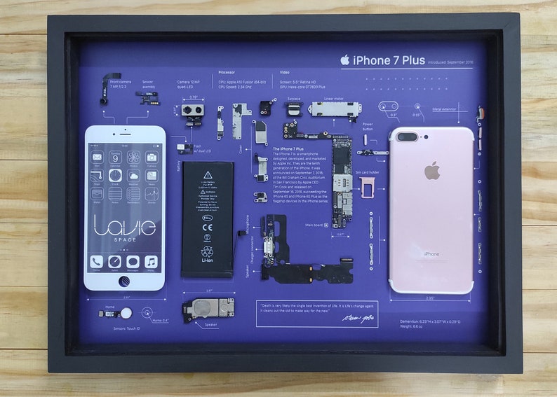 Download Iphone 7 Plus Teardown Template Disassemble Phone Etsy Australia