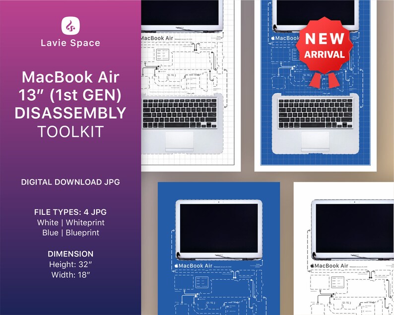 Download MacBook Air 1st Gen Teardown, (13