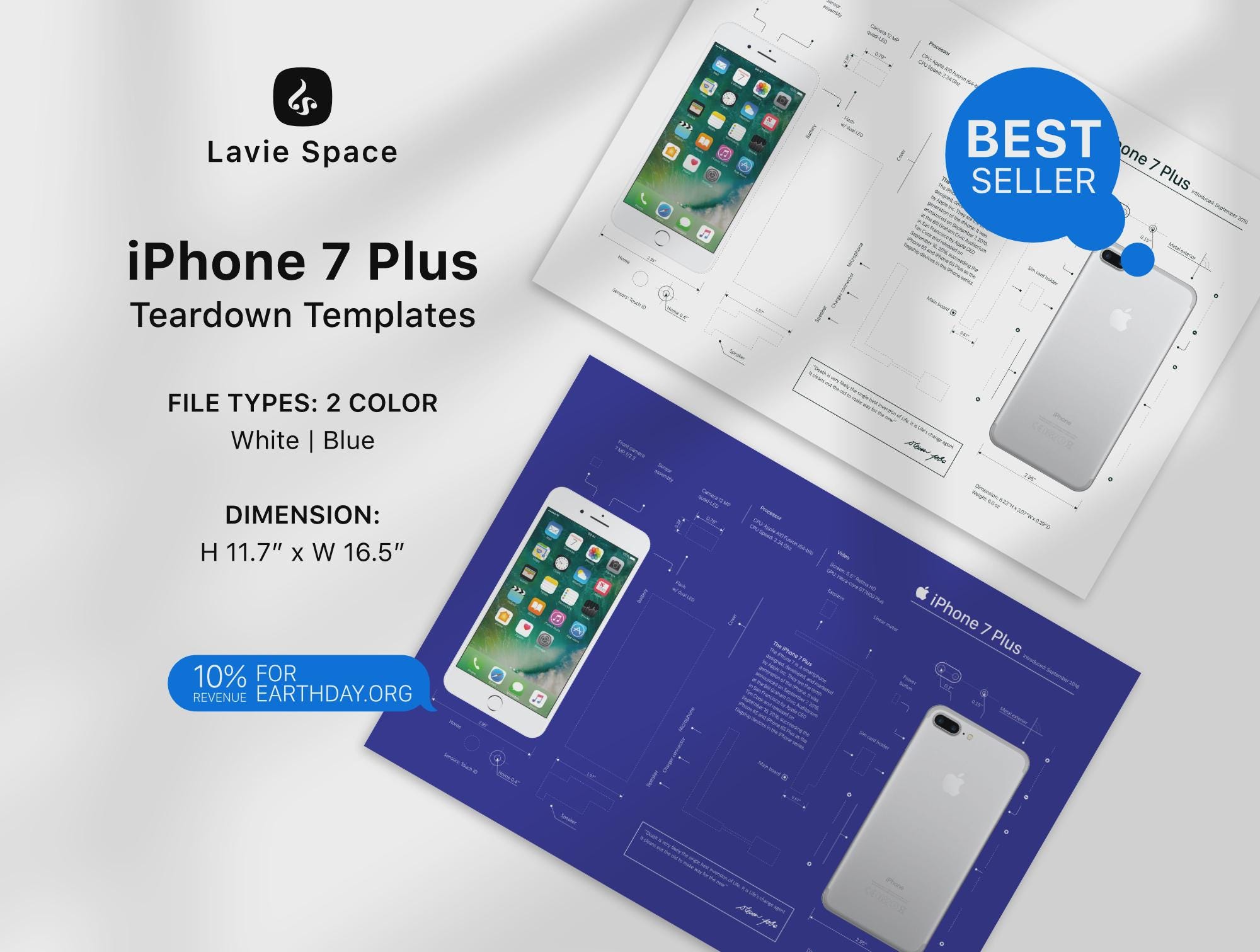 IPhone 7 Plus Teardown Template Download Disassemble Phone