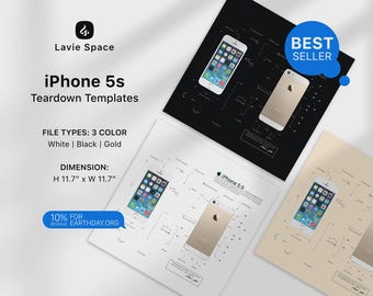 Sjabloon iPhone 5S demontage downloaden