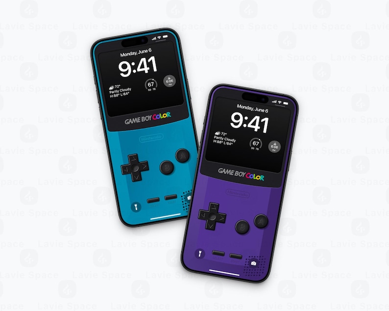 Gameboy Color Wallpaper Pack Pixel Retro iPhone Lock Screen Nintendo ...