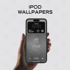 iPod Lock Screen Devices Wallpaper Pack Retro iPod iPhone Backgrounds Music Aesthetic Minimalist Digital Download