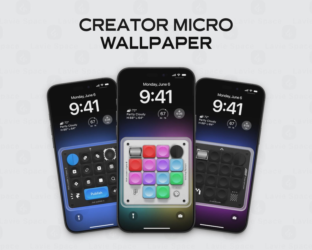 IPhone Wallpapers – Work Louder & Figma Creator Micro Style Minimal ...