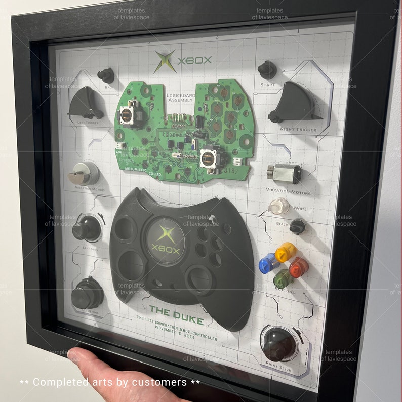 Download Original XBOX Teardown Template the Duke Etsy UK