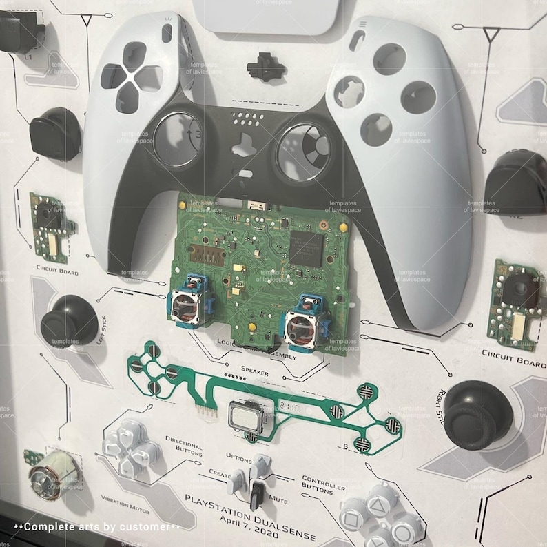 Download Dual Sense Controller TeardownVorlage, Game Controller