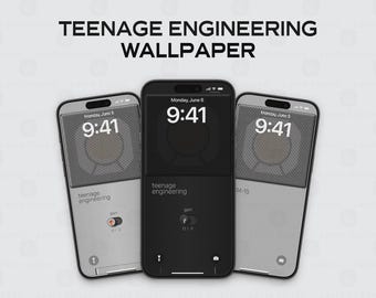 Paquete de fondos de pantalla para iPhone del sintetizador CM-15 de Teenage Engineering (descarga digital)