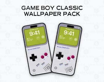 Gameboy iPhone Wallpaper Pack Retro Gaming Lock Screen Pixel