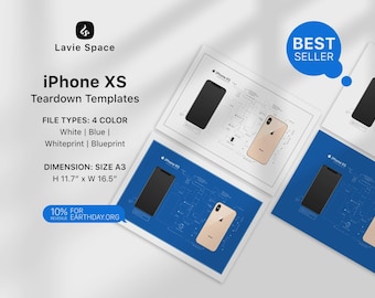 IPhone 6s 分解アート - デジタル テンプレート - Apple - iPhone