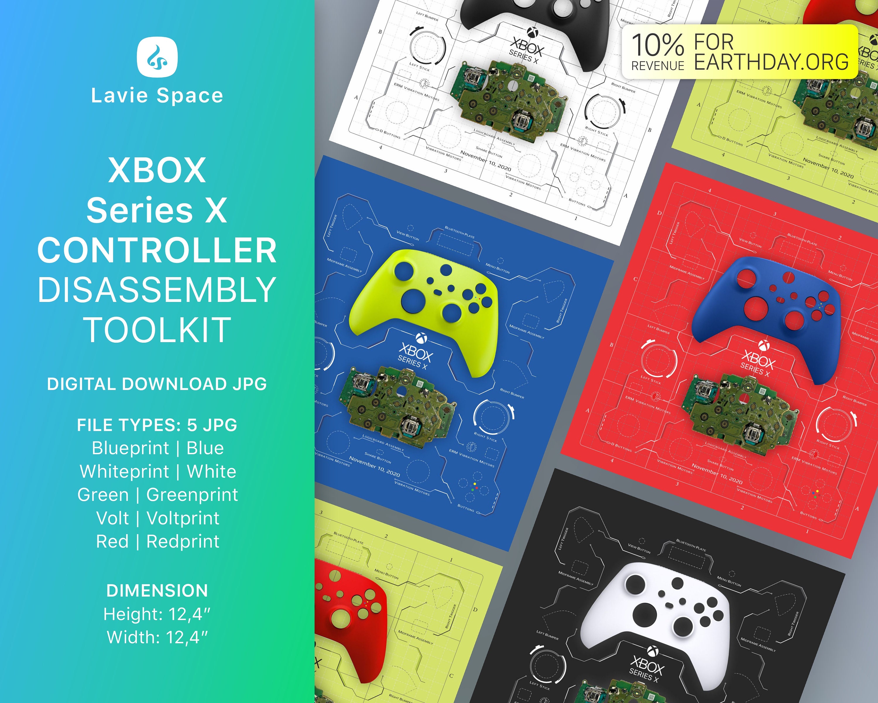 Download XBOX Series X Teardown Template Disassemble Game 