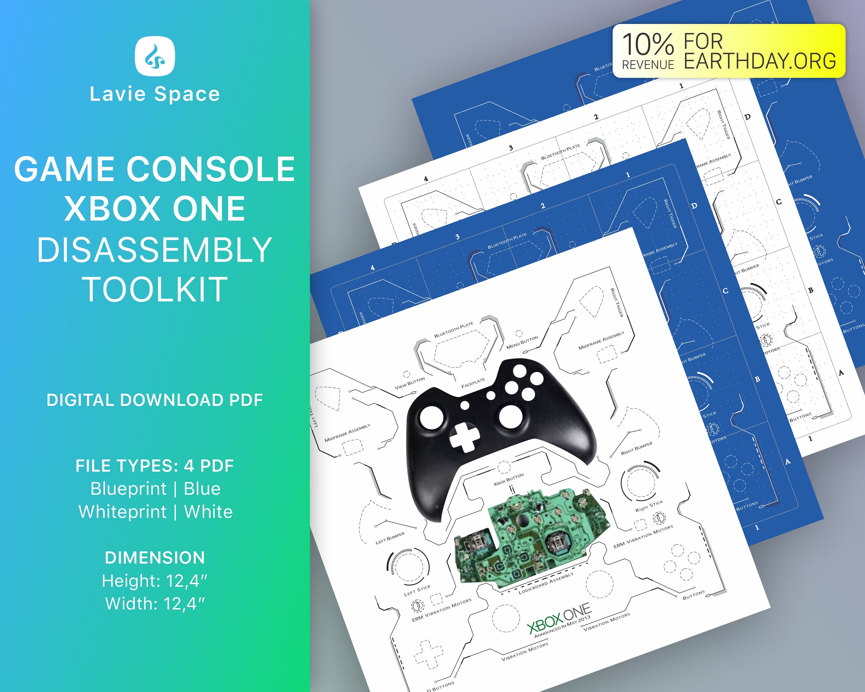 Download XBOX Series X Teardown Template Disassemble Game 