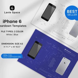 iPhone 6 Teardown Template Download Disassemble Phone Drawings