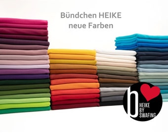 Bündchen HEIKE | uni | glatt | Ökotex | neue Farben