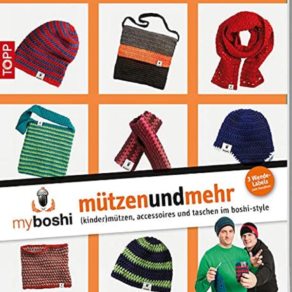 myboshi - mützenundmehr: (kinder)mützen, accessoires und taschen im boshi-style | Taschenbuch | TOPP-Verlag