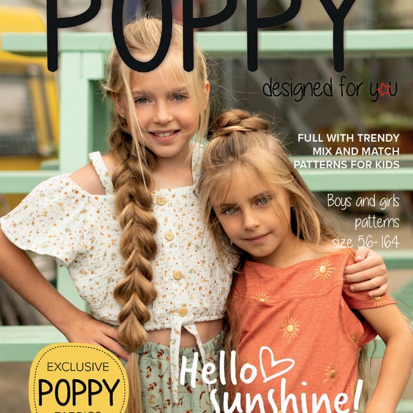 Poppy Magazine 018 | Schnittmusterheft | Größen 56 - 164