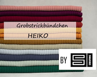 Grobstrick Bündchen HEIKO | Bündchenstoff | Swafing | viele Farben | ab 25 cm