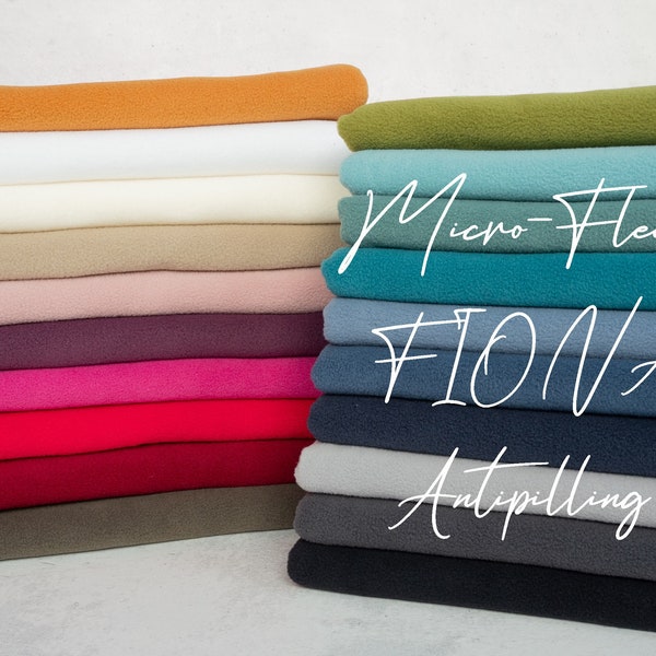 Micro-Fleece FIONA | Antipilling | Ökotex | viele Farben | ab 50 cm