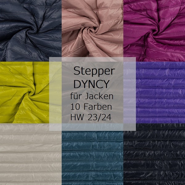 Stepper Steppstoff Jackenstoff  Quilt | DYNCY | HW 23/24 | 10 Farben | ab 50 cm