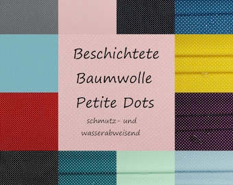 Beschichtete Baumwolle PETIT DOTS by Poppy | viele Farben | Meterware | ab 50 cm