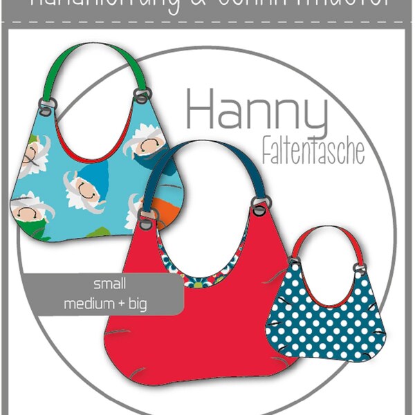 Ki-Ba-Doo Papierschnittmuster Hanny Tasche